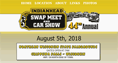 Desktop Screenshot of indianheadcarshow.com