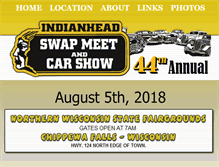 Tablet Screenshot of indianheadcarshow.com